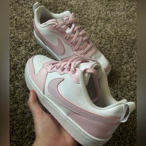 Pink Nike Court Borough low